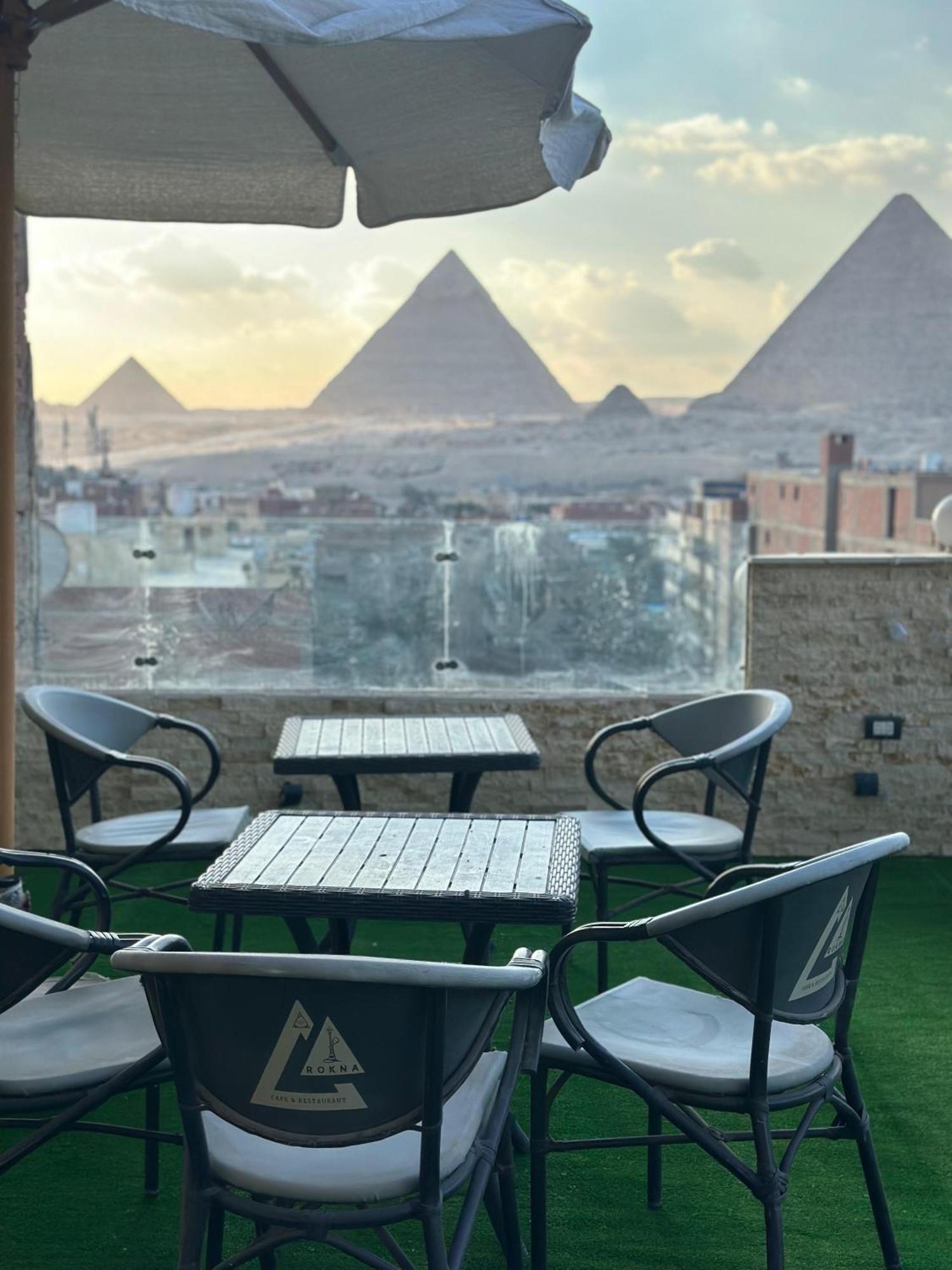 Piramide De Giza View Inn Kafret el-Gabal Kültér fotó