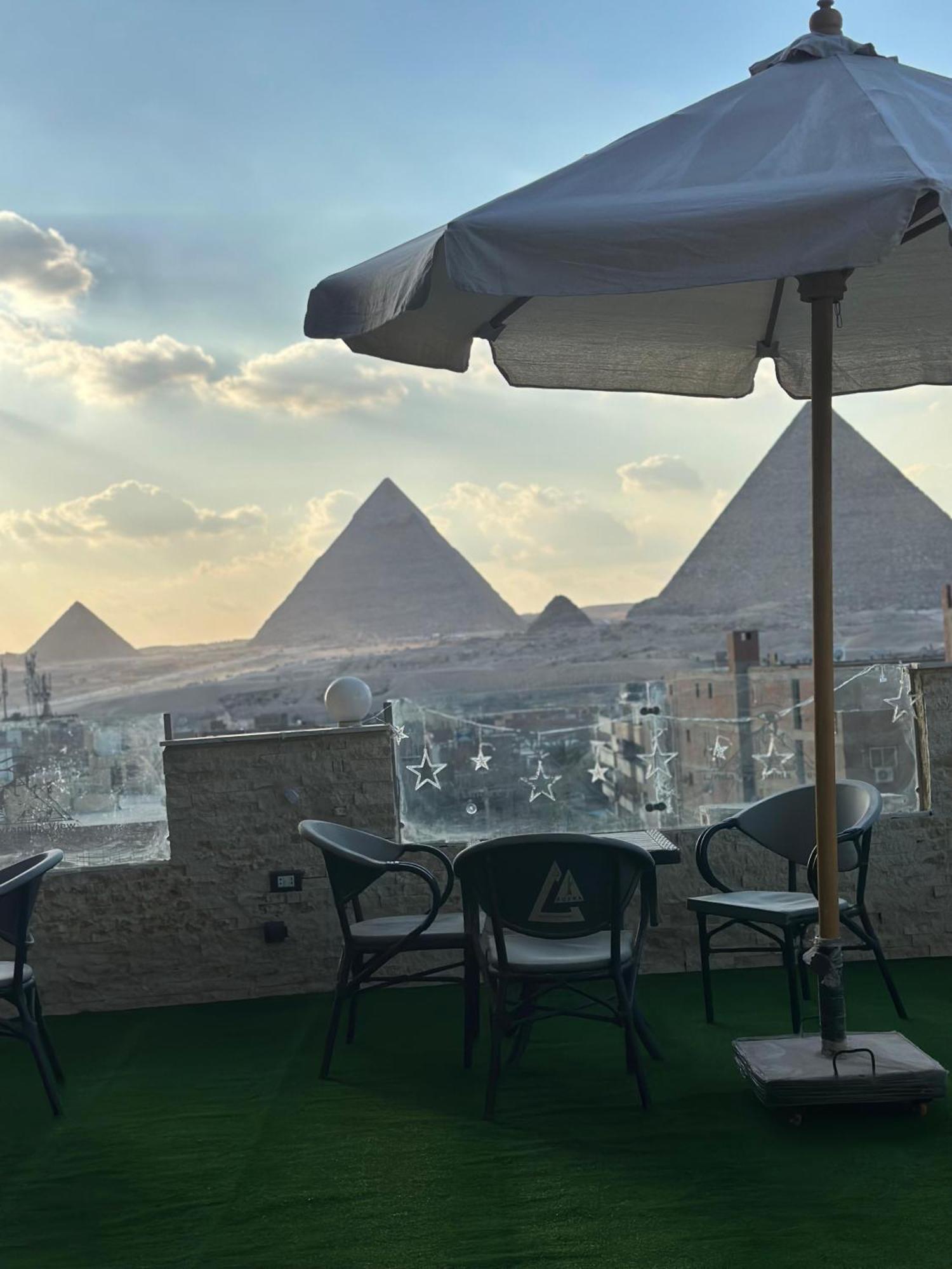 Piramide De Giza View Inn Kafret el-Gabal Kültér fotó