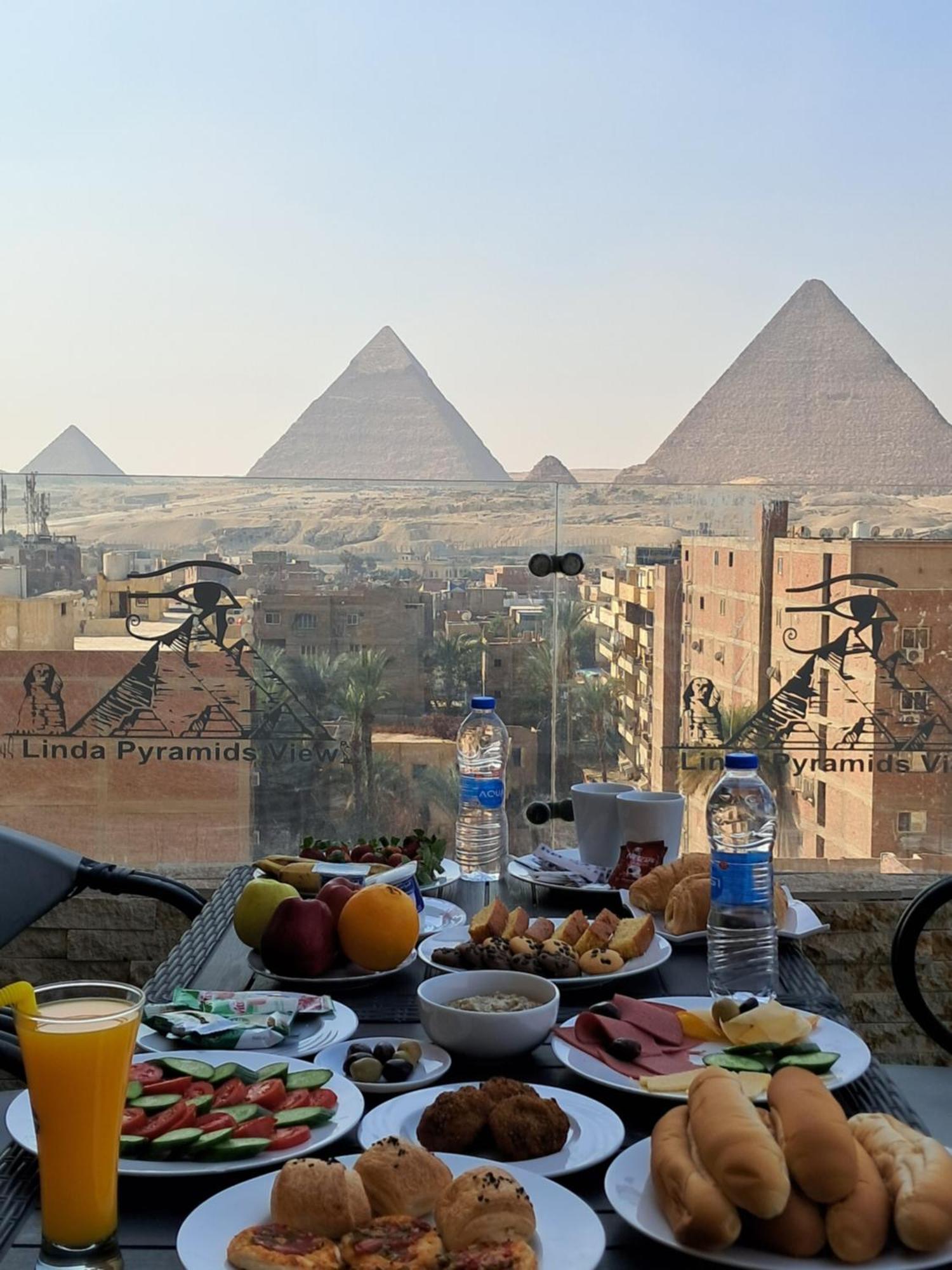 Piramide De Giza View Inn Kafret el-Gabal Kültér fotó